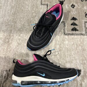 Nike Air Max 97 Premium Sneakers Men's Size 11.5 Black/ Blue/ White BV1256-001